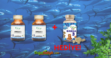 2 Adet Omega 3 120 Kapsül Alana 1 Adet Omega 3 Jelibon Hediye